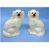 Image 1 : PAIR OF SEATED STAFFORDSHIRE SPANIELS