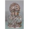 Image 1 : CUT GLASS AND "STERLING" INKWELL