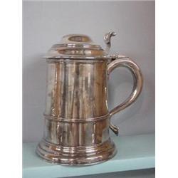 SHEFFIELD SILVERPLATE TANKARD