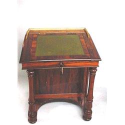 ENGLISH REGENCY DAVENPORT DESK
