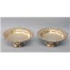 Image 1 : PAIR OF ENGLISH SILVER FOOTED OPEN COMPOTES