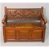 Image 1 : CARVED ENGLISH BENCH