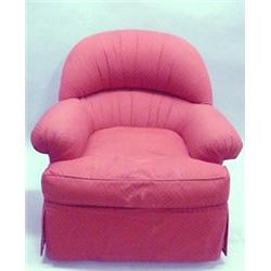 OVERSIZED UPHOLSTERED BOUDOIR CHAIR