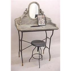 FIGURAL MARBLE VANITY