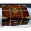 Image 1 : BRASS BOUND TEA CADDY