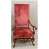 Image 1 : FLEMISH STYLE SCROLL ARMCHAIR