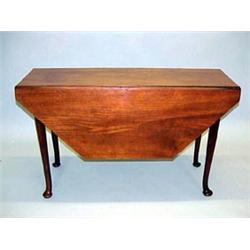 ENGLISH QUEEN ANNE GATE LEG DROP LEAF TABLE