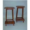 Image 1 : PAIR OF ENGLISH STANDS WITH KNEELING PLATFORM