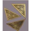 Image 1 : THREE "TIFFANY" DESK BLOTTER CORNERS