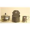 Image 1 : THREE PIECES OF EUROPEAN PEWTER
