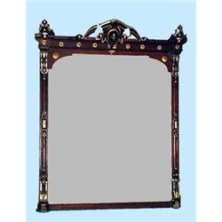 LARGE VICTORIAN RENAISSANCE REVIVAL PIER MIRROR