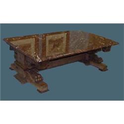 MONUMENTAL LOW MARBLE TOP TABLE