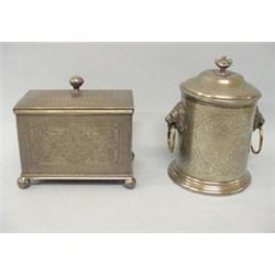 TWO SILVER PLATE PIECES