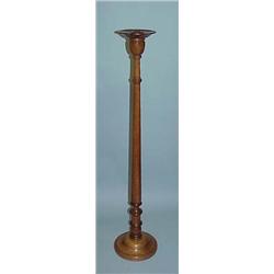 OAK FLOOR STANDING CANDLESTICK