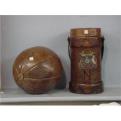 TWO LEATHER ITEMS