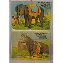 TWO CIRCUS POSTERS