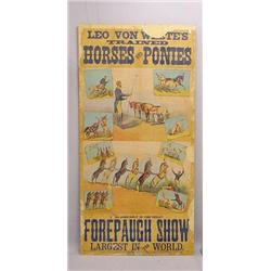 LARGE CIRCUS POSTER