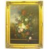 Image 1 : LARGE FRAMED OIL ON CANVAS PAINTING