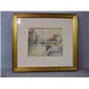 Image 1 : FRAMED WATERCOLOR ON PAPER