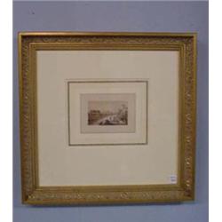 FRAMED WATERCOLOR MINIATURE