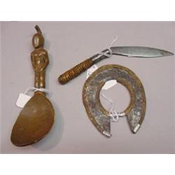 GROUP OF THREE AFRICAN ITEMS