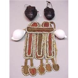 THREE PIECES: Oceanic island (Pacific) ritual garment