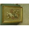 Image 1 : TWO COLORFUL VICTORIAN NEEDLEPOINT PICTURES