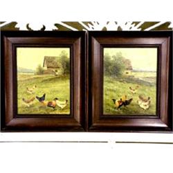 PAIR OF OILS ON ARTIST BOARD