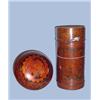 Image 1 : TWO LACQUERED ORIENTAL CONTAINERS