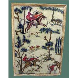 TWO NEEDLEPOINT PICTURES