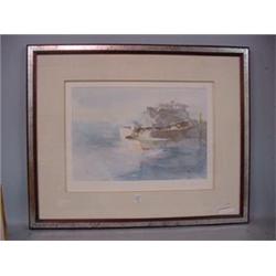 TWO CONTEMPORARY WATERCOLORS ON PAPER