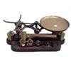 Image 1 : CAST IRON BALANCE SCALES WITH BRASS WEIGHTS