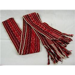 Hopi Hand Loom Woven Dance Sash
