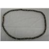 Image 1 : Bone Beaded Necklace Evil Eye Pattern