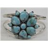 Image 2 : Navajo Sterling Silver & Turquoise Bracelet