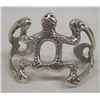 Image 1 : Navajo Sandcast Frog Bracelet by F.L. Begay