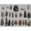 Image 1 : Arrowhead and Tool Collection in Riker Box