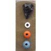 Image 2 : Collection Obsidian Arrowheads & Bone Beads