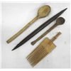 Image 1 : 4 Vintage Wooden Tools