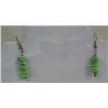 Image 1 : Navajo Green Turquoise Nugget Earrings