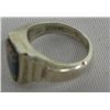 Image 2 : Zuni Pawn Sterling Silver Channel Inlay Ring