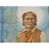 Image 2 : Original Watercolor of Geronimo by Daniel Powers