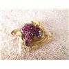 Image 1 : VINTAGE SEED PEARL & GARNET LADIES BROOCH