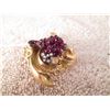 Image 3 : VINTAGE SEED PEARL & GARNET LADIES BROOCH