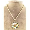 Image 1 : 14K YELLOW GOLD & JADE NECKLACE