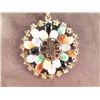 Image 2 : 14K YELLOW GOLD & JADE NECKLACE