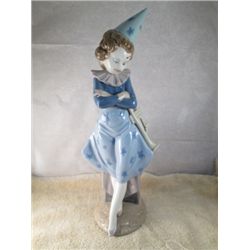 LLADRO "CLOWN WITH TRUMPET #5060 RETIRED FIGURINE