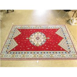 TRIBAL 9.7" BY 6.7" WOOL GEO-METRICAL RUG MOROCCO