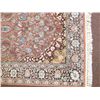 Image 2 : KASHAN 6.3" BY 3' HAND WOVEN FLORAL RUG FROM INDIA