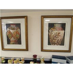 POTTERI I & II FRAMED & SIGNED PAIR OF LITHOGRAPHS